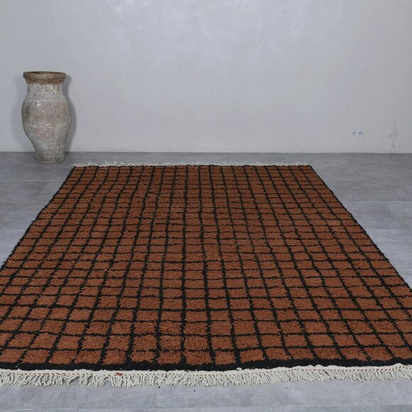 Marrakech Midnight Authentic handwoven Rug - 10ftx8ft - BAHIJA WORKSHOP - Picture 5 of 6
